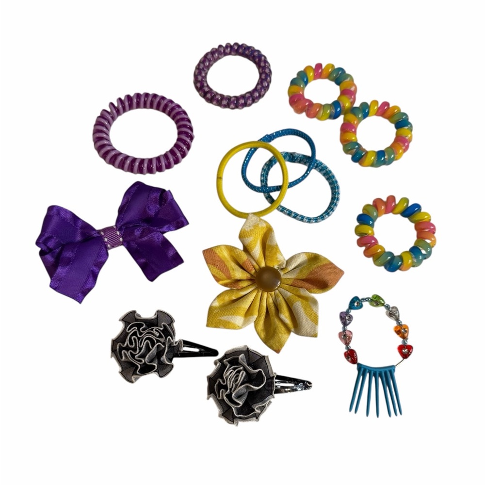 Colorful Fun 13 Piece Children’s Hair Accessories Set